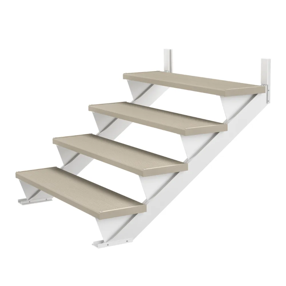 Escalier Série 100 (1 Marche, Blanc)